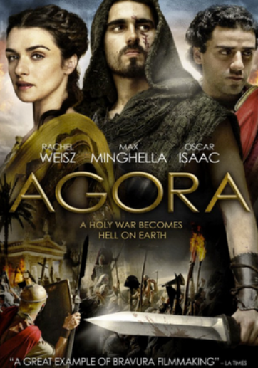 Poster from the 2009 film Agora starring Rachel Weisz